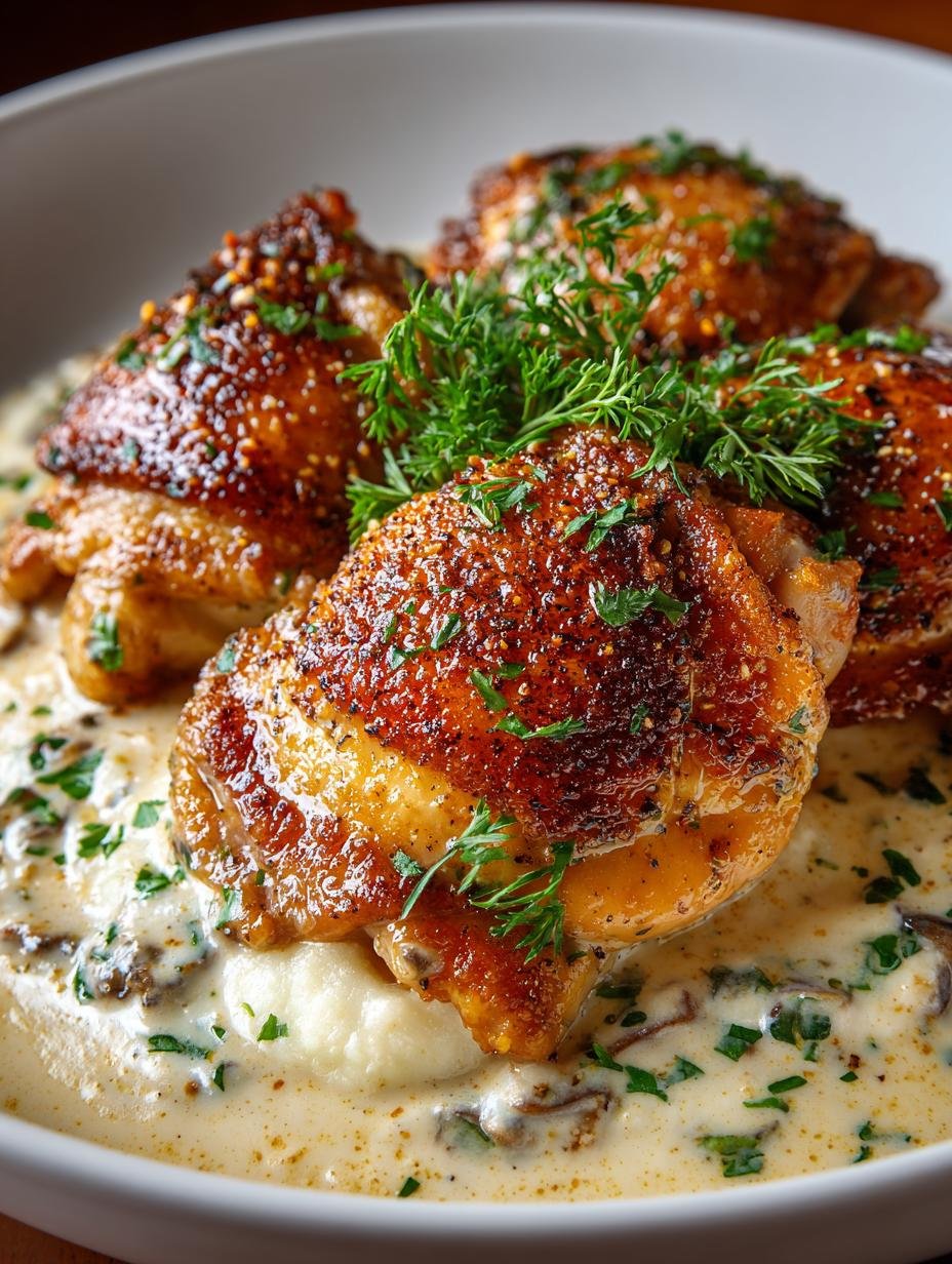 Creamy Garlic Chicken Thighs: 5 Secrets to Comfort Food - Creamy Garlic Chicken Thighs - additional detail