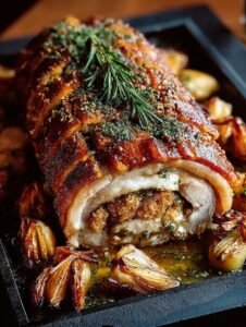 Crispy Porchetta With Almond