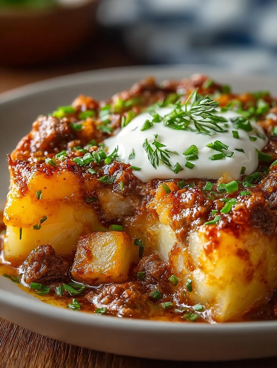 Crockpot Hamburger Potato Casserole: 7 Comforting Hours 2 Crockpot Hamburger Potato Casserole: 7 Comforting Hours - Crockpot Hamburger Potato Casserole - main visual representation