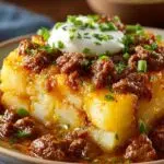 Crockpot Hamburger Potato Casserole