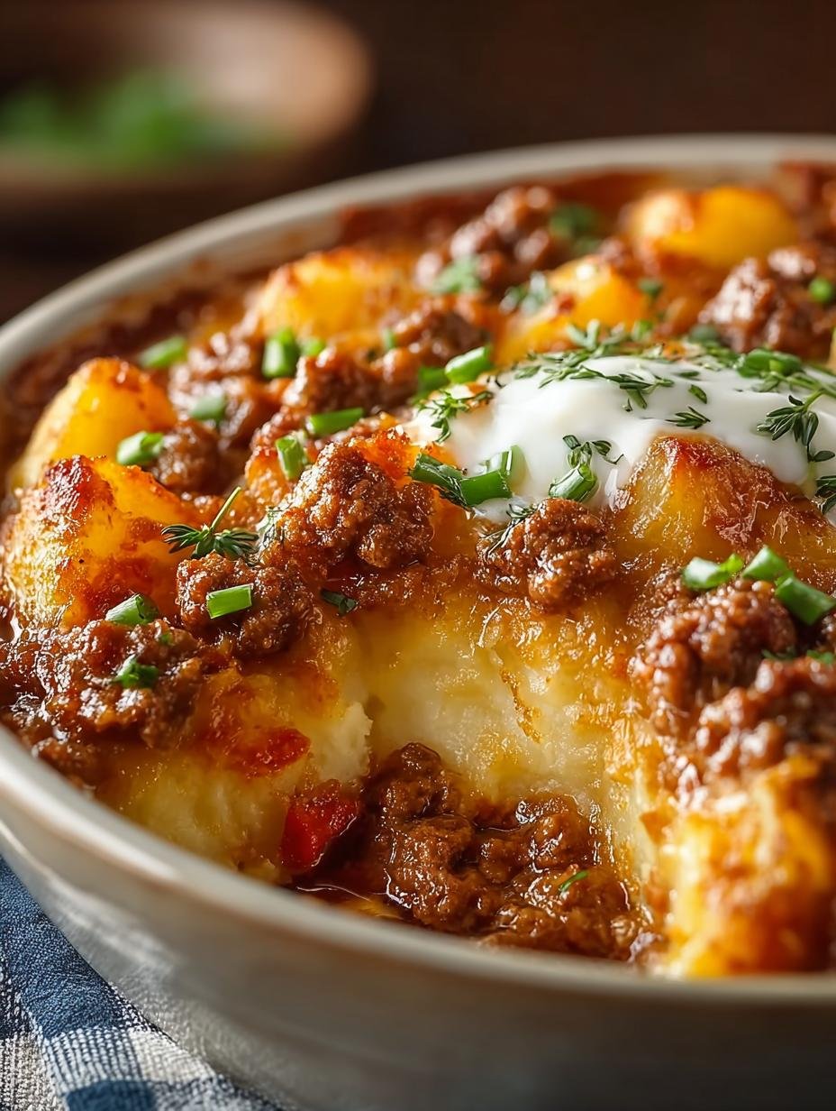 Crockpot Hamburger Potato Casserole: 7 Comforting Hours 3 Crockpot Hamburger Potato Casserole: 7 Comforting Hours - Crockpot Hamburger Potato Casserole - additional detail