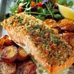 Crumbed Salmon with Sweet