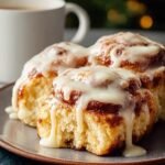Eggnog Cinnamon Rolls