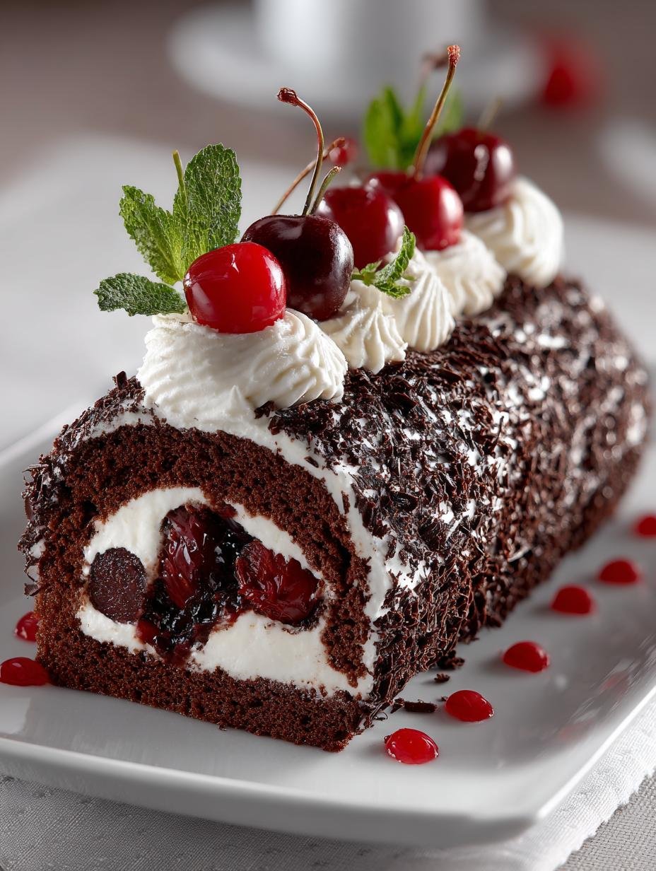 Elegant Black Forest Cake: A Luxurious Delight - Elegant Black Forest Cake - main visual representation