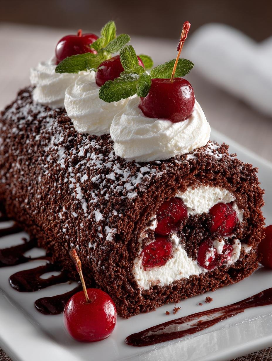Elegant Black Forest Cake: A Luxurious Delight - Elegant Black Forest Cake - additional detail