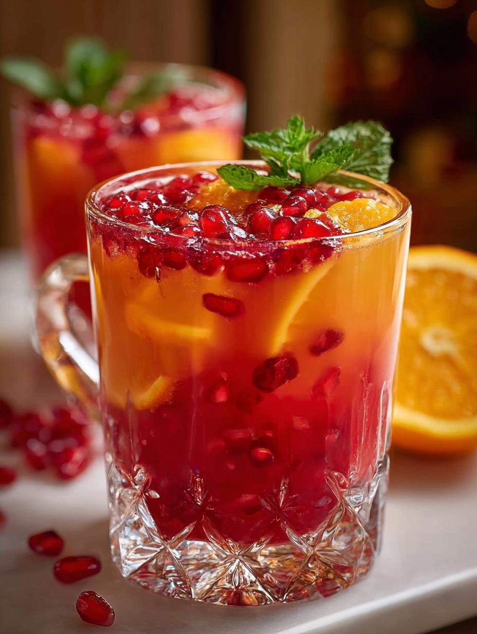 Festive Christmas Punch Refreshing