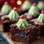 Festive Christmas Tree Brownie