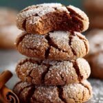 Gingerbread Crinkle Cookies