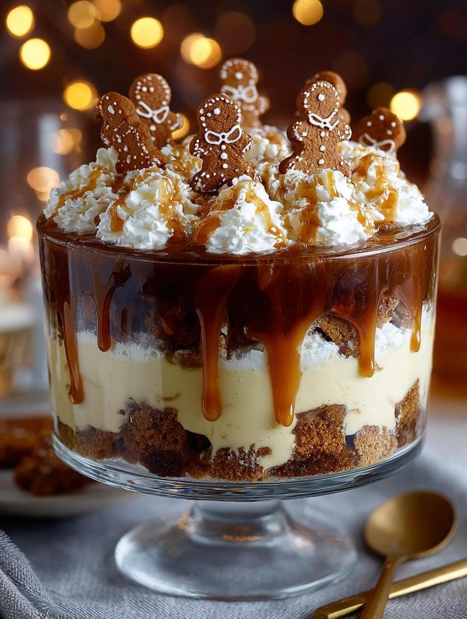 Gingerbread Trifle: 5 Layers of Holiday Delight - Gingerbread Trifle - main visual representation