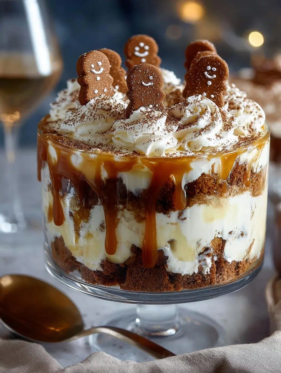 Gingerbread Trifle: 5 Layers of Holiday Delight 1 Gingerbread Trifle
