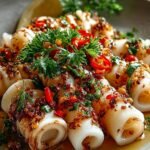 Grilled Garlic Chili Squid