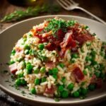 Ham Pea Risotto