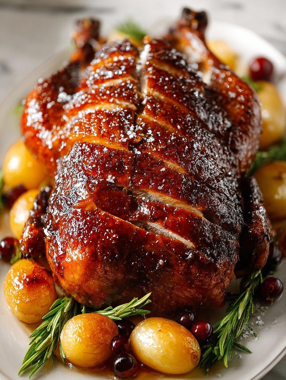 Honey Balsamic Roast Duck