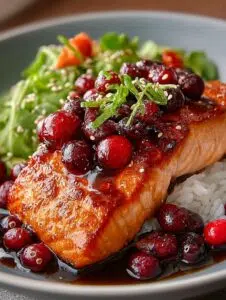Irresistible Cranberry Teriyaki Salmon