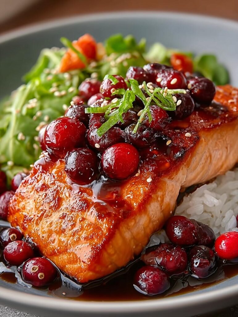 Irresistible Cranberry Teriyaki Salmon