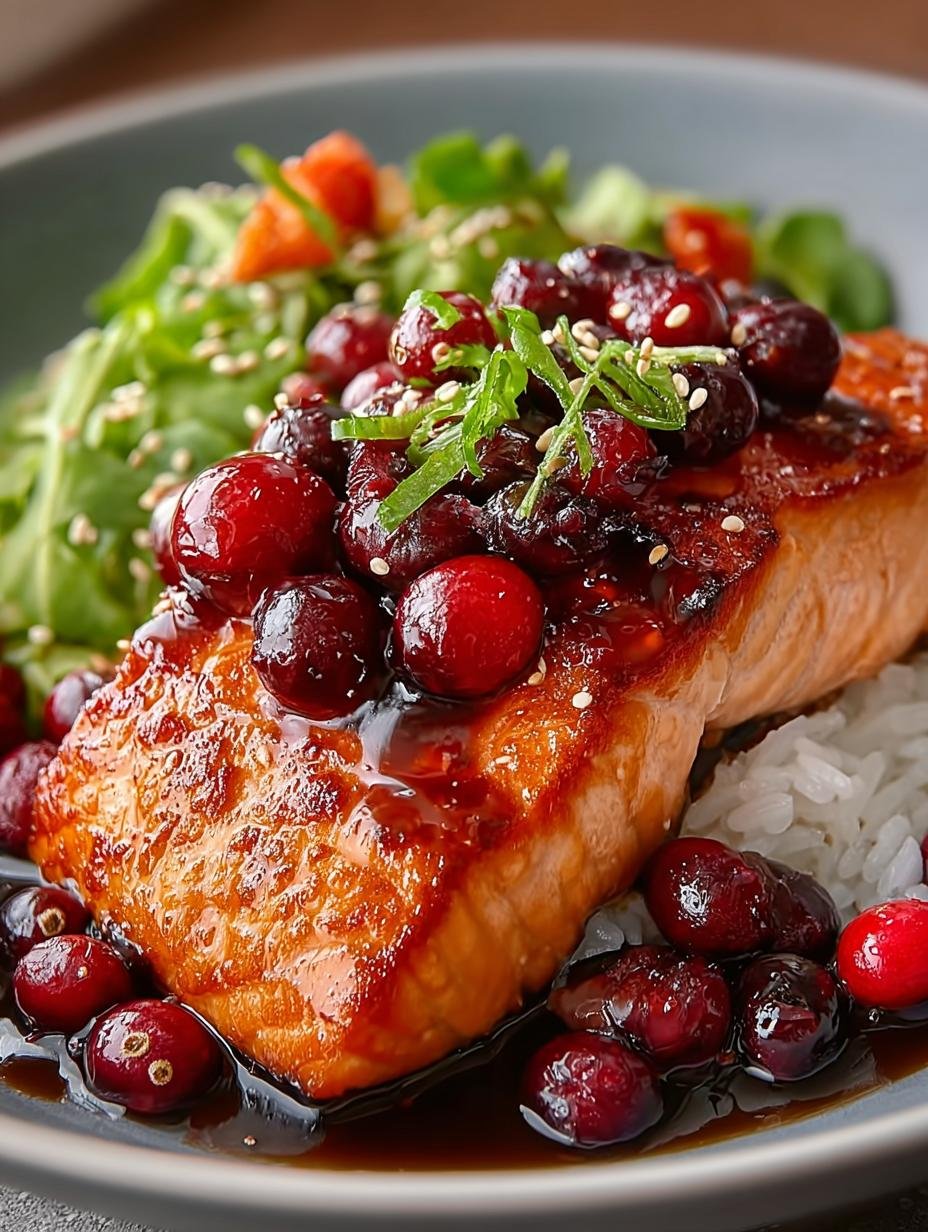 Irresistible Cranberry Teriyaki Salmon