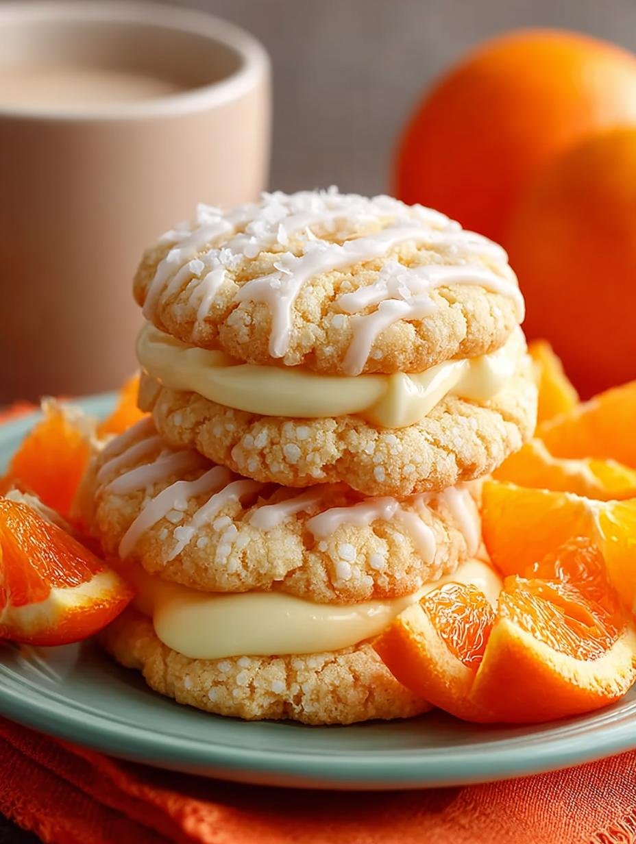Irresistible Orange Creamsicle Cookies