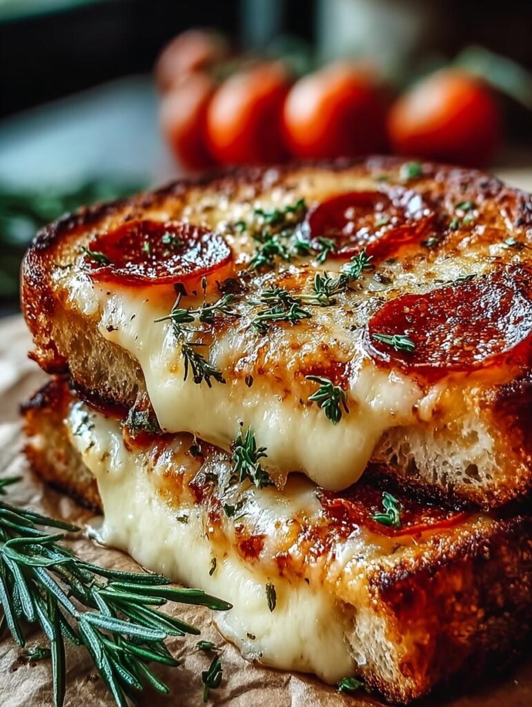 Irresistibly Gooey Pizza Grilled