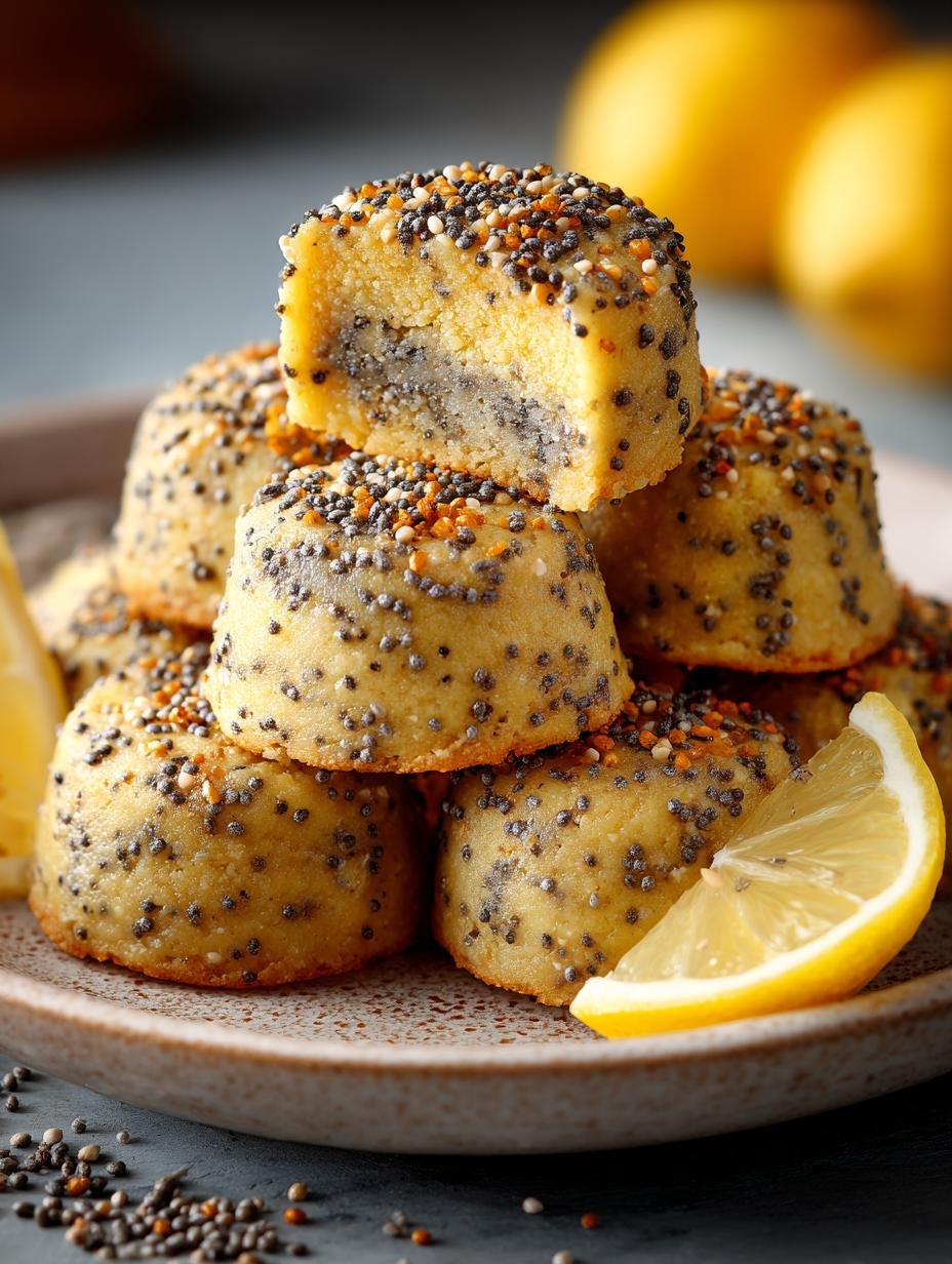 Lemon Poppy Seed Energy: 12 Delicious Bites - Lemon Poppy Seed Energy - additional detail