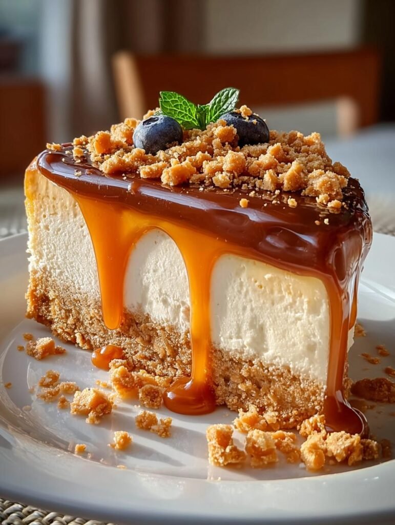 Loaded Butterscotch Cheesecake