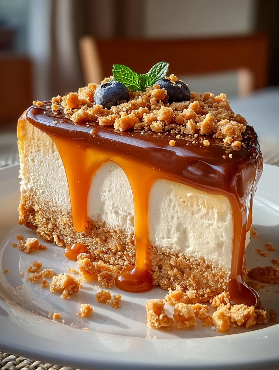 Loaded Butterscotch Cheesecake