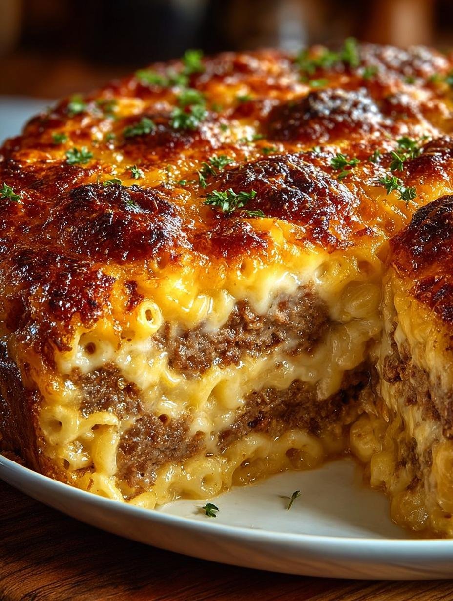 Mac Cheese Meatloaf Casserole: 5 Reasons to Love This Dish - Mac Cheese Meatloaf Casserole - main visual representation