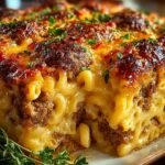 Mac Cheese Meatloaf Casserole