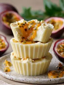 Delicious Mango Passionfruit White Chocolate Cups 8 Mango Passionfruit White Chocolate