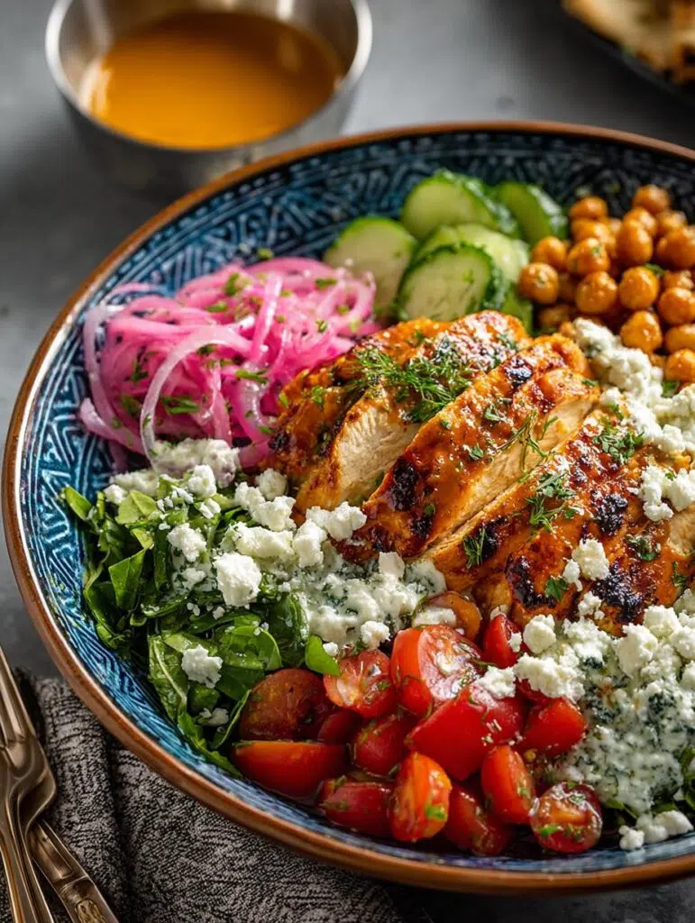 Mediterranean Chicken Bowls with