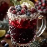 Midnight Frost Christmas Punch