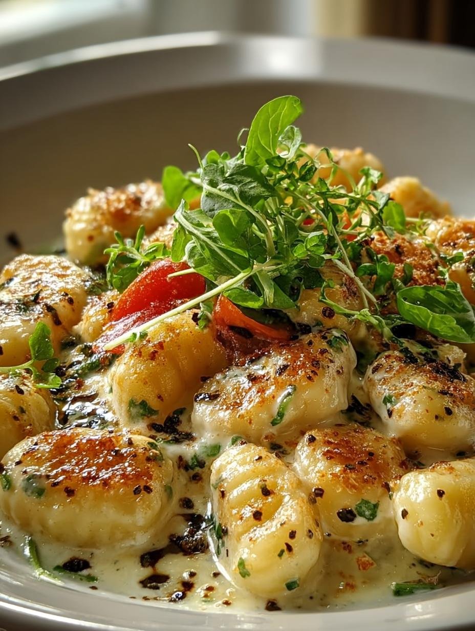 Millionaire Gnocchi with Creamy Sauce Bliss - Millionaire Gnocchi with Creamy - main visual representation