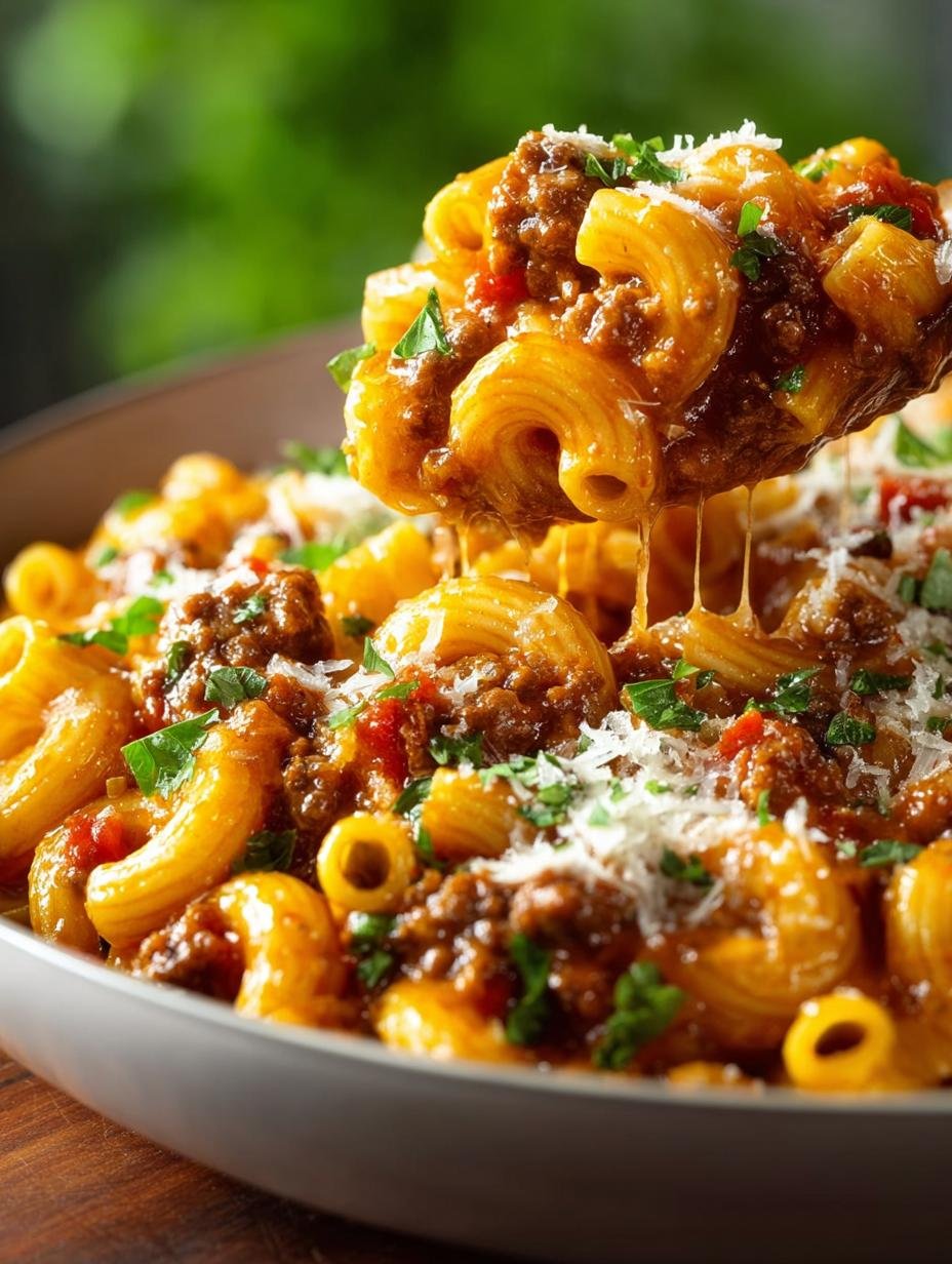 One Pot Cheeseburger Pasta: Quick and Cheesy Comfort Food - One Pot Cheeseburger Pasta - main visual representation