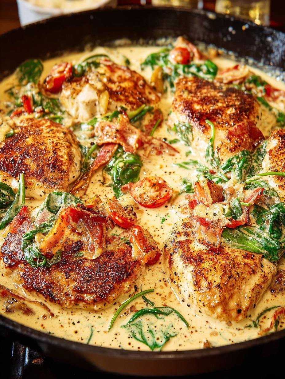 One Skillet Creamy Tuscan: A Delightful Dinner 2 One Skillet Creamy Tuscan: A Delightful Dinner - One Skillet Creamy Tuscan - main visual representation