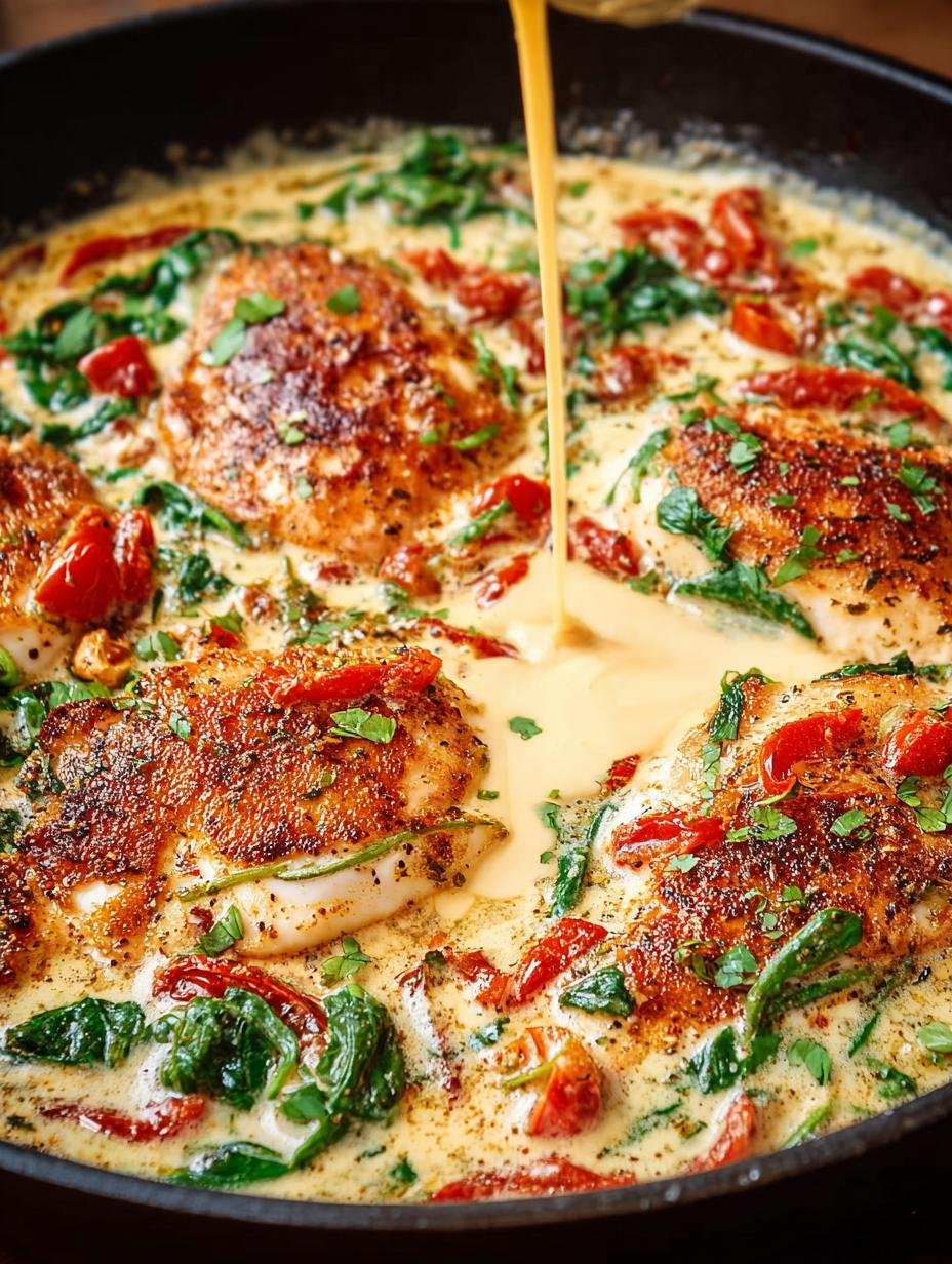 One Skillet Creamy Tuscan: A Delightful Dinner 1 One Skillet Creamy Tuscan