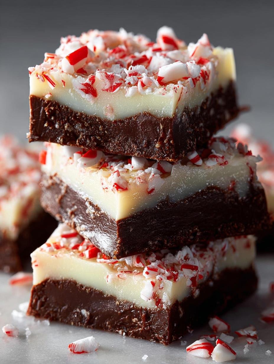 Delicious Peppermint Bark Fudge Recipe for Your Holidays - Peppermint Bark Fudge - main visual representation