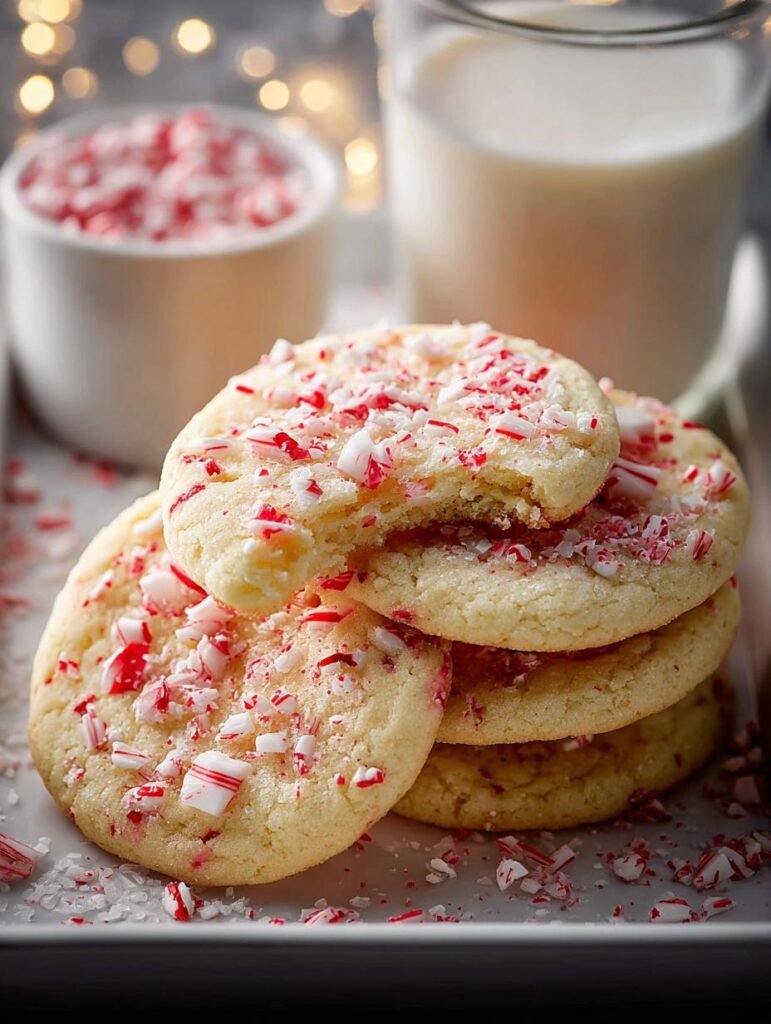 Peppermint Sugar Cookies