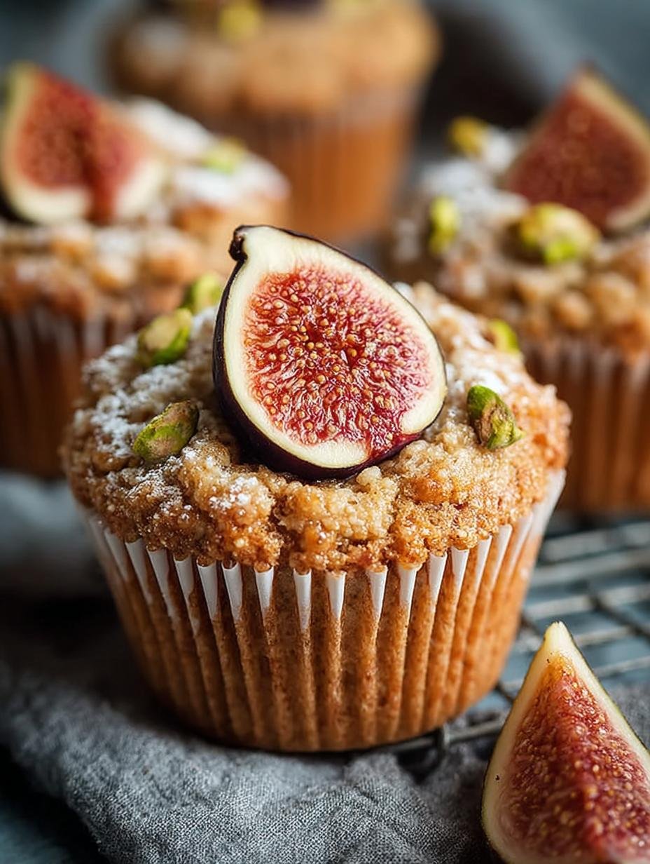 Delicious Pistachio Fig Muffins to Brighten Your Morning - Pistachio Fig Muffins - additional detail