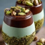 Pistachio Mousse with Chocolate