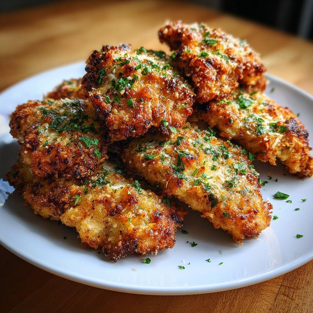 Air Fryer Parmesan Crusted Chicken