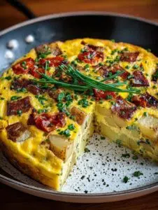 Potato Egg Frittata with Cherry Tomatoes Delight 7 Potato Egg Frittata with