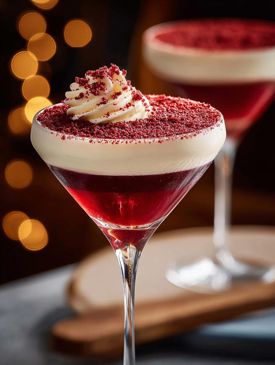 Red Velvet Martini: 5 Reasons to Indulge in This Dessert Cocktail - Red Velvet Martini - additional detail