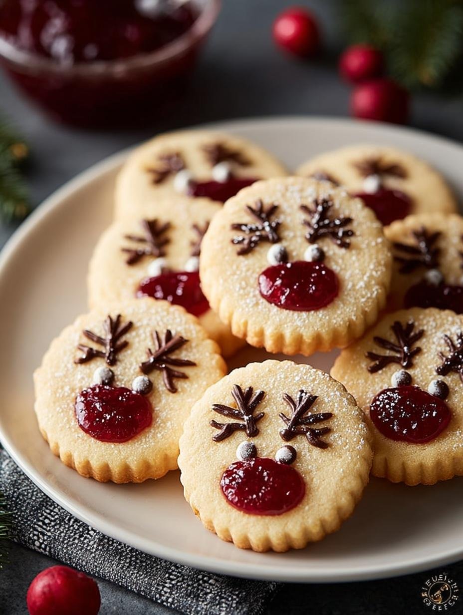 Reindeer Cookies with Jam: 10 Festive Treats for Christmas - Reindeer Cookies with Jam - main visual representation