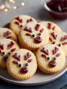 Reindeer Cookies With Jam