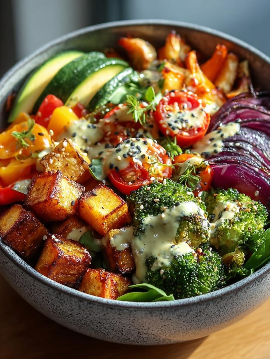 Delicious Roasted Veggie Buddha Bowl for Healthy Meals - Roasted Veggie Buddha Bowl - additional detail