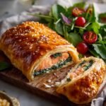 Salmon Wellington with Horseradish