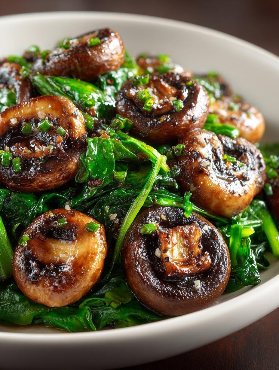 Sautéed Mushrooms with Spinach: 7 Delicious Variations - Sauteed Mushrooms with Spinach - main visual representation