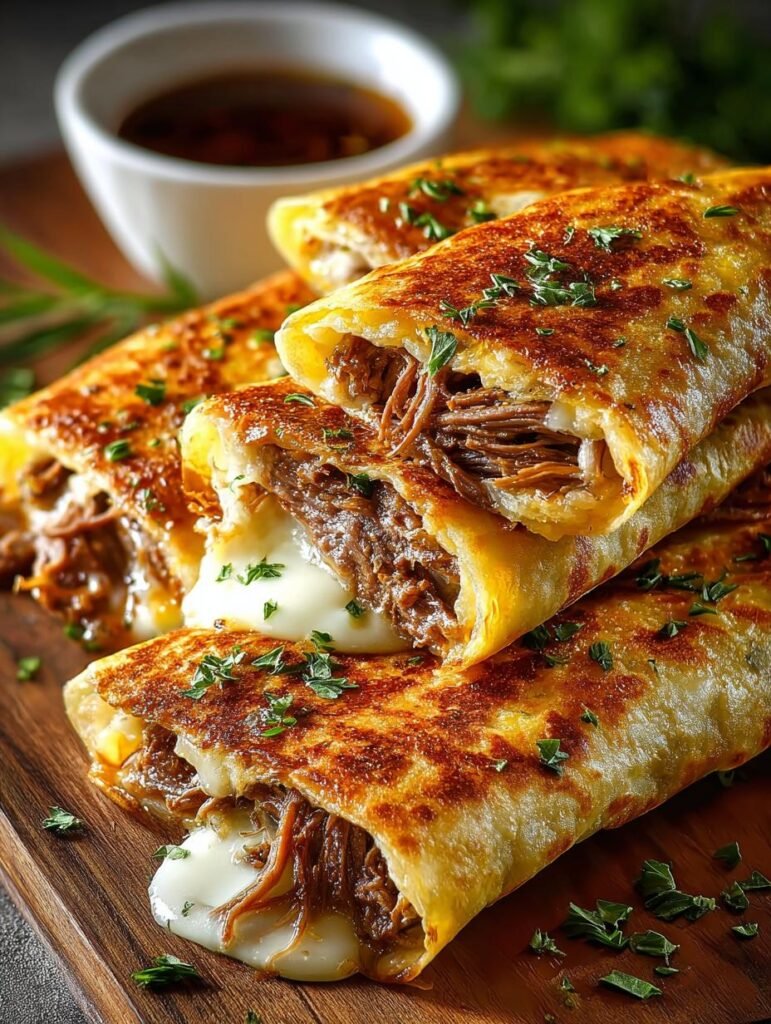 Savory French Dip Tortilla