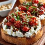 Savory Goat Cheese Bruschetta