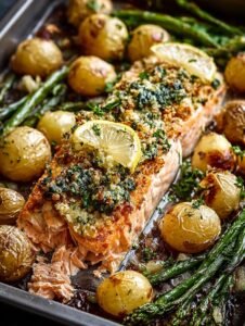 Sheet Pan Dijon Salmon