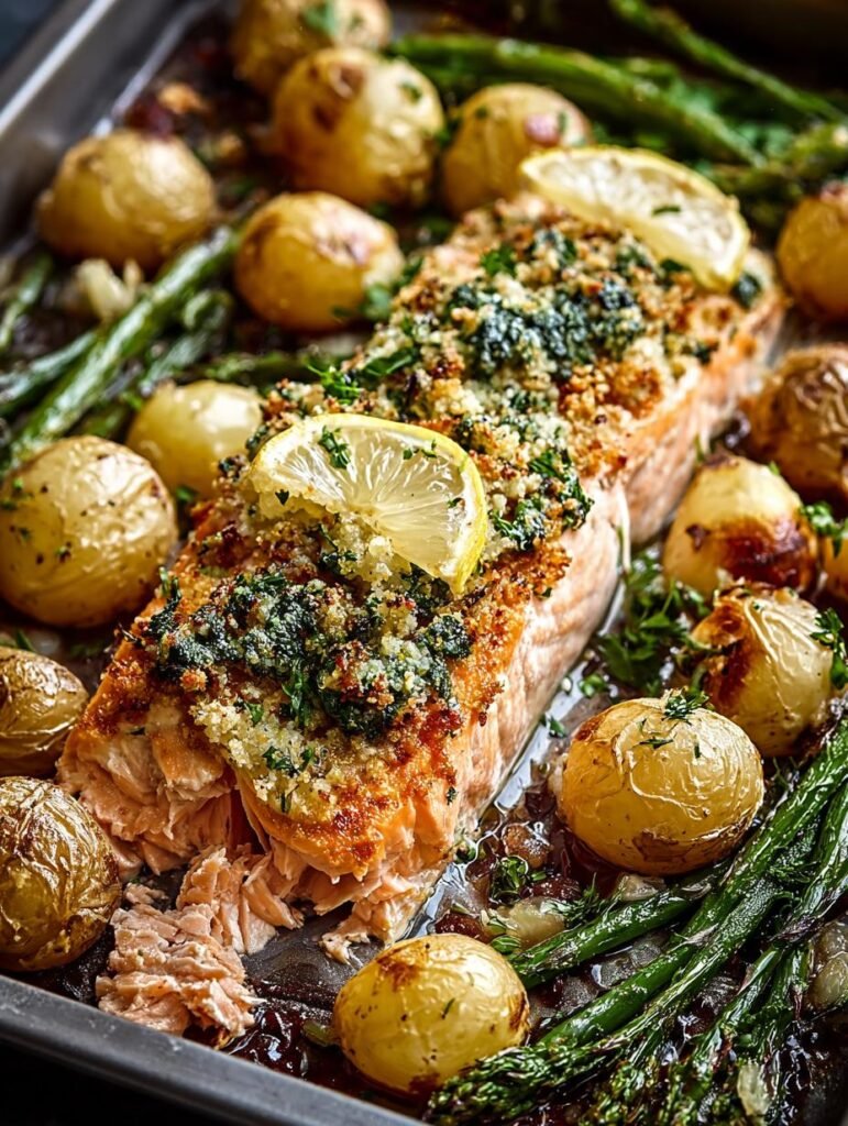Sheet Pan Dijon Salmon